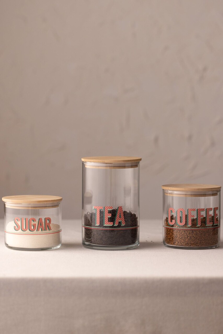 Set recipiente cu capac, Hermia, 127RKL1406, Borcan mediu: 10 x 10 x 10 cm / 600 ml (1 bucată), Transparent - imagine 5